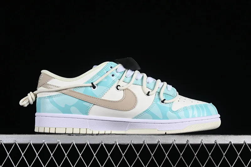 All categories Nk SB Dunk series Nk SB Dunk Low low-top sneakers Nk Dunk Low Retro Panda Prank Tiffany Green Four-leaf clover SB strap low-top casual sneakers DJ6188-100